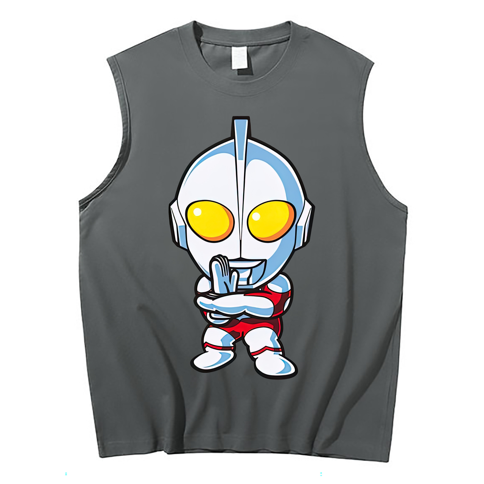 （画像用） ウルトラマン Ultraman コットン100％タンクトップ（フロントプリント）